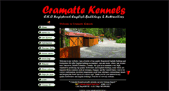Desktop Screenshot of cramattekennels.com